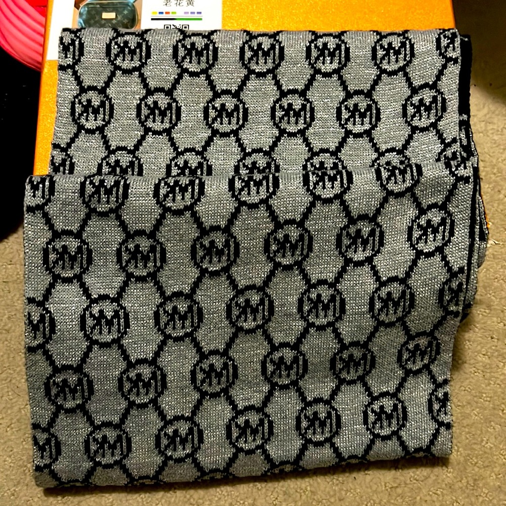 Michael Kors black and silver scarf